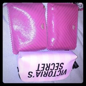 Victoria secret purses and makeup bag